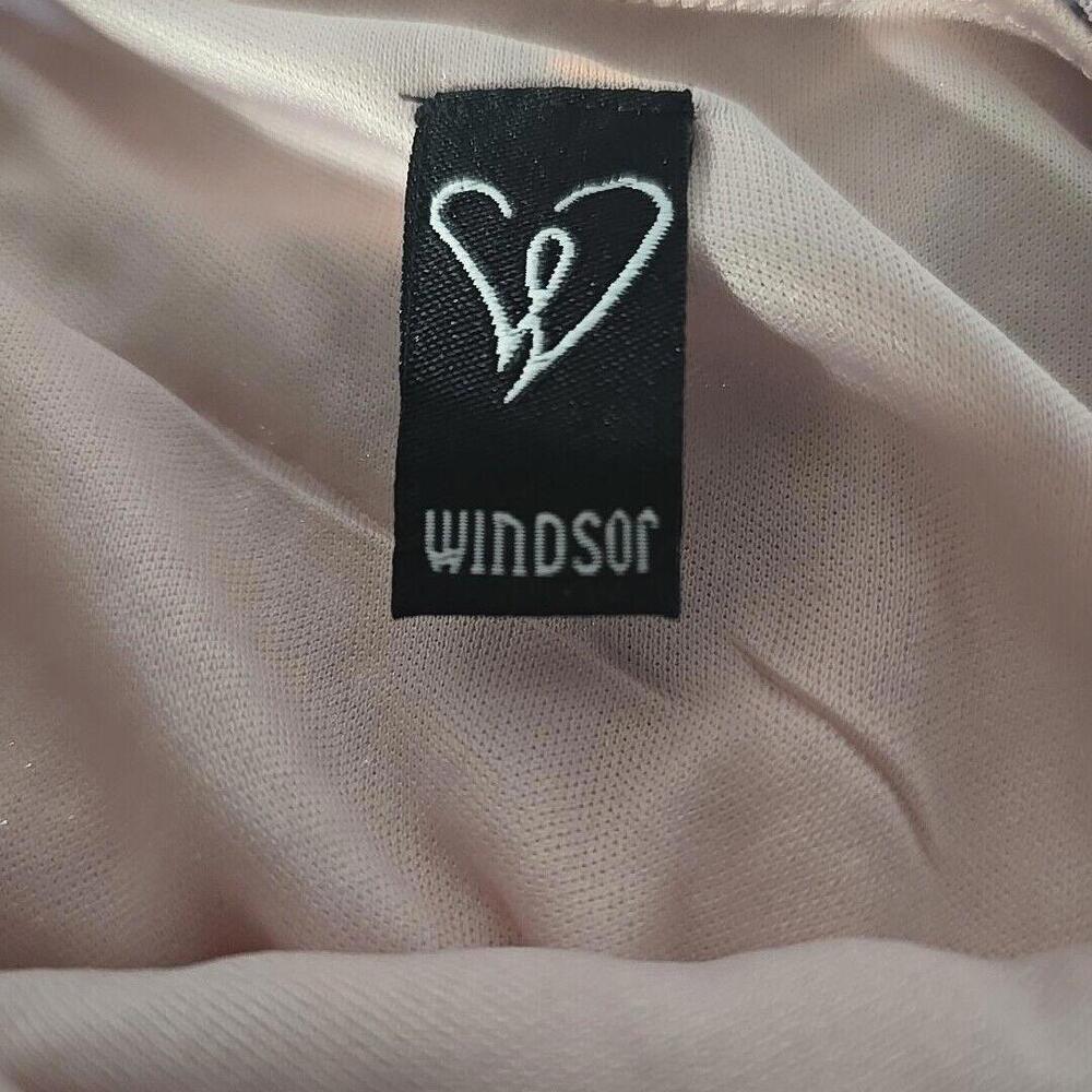 Windsor‎ Party Sequence S Spaghetti Straps Y2K Bodycon Flashy Dress NWT - Picture 13 of 13